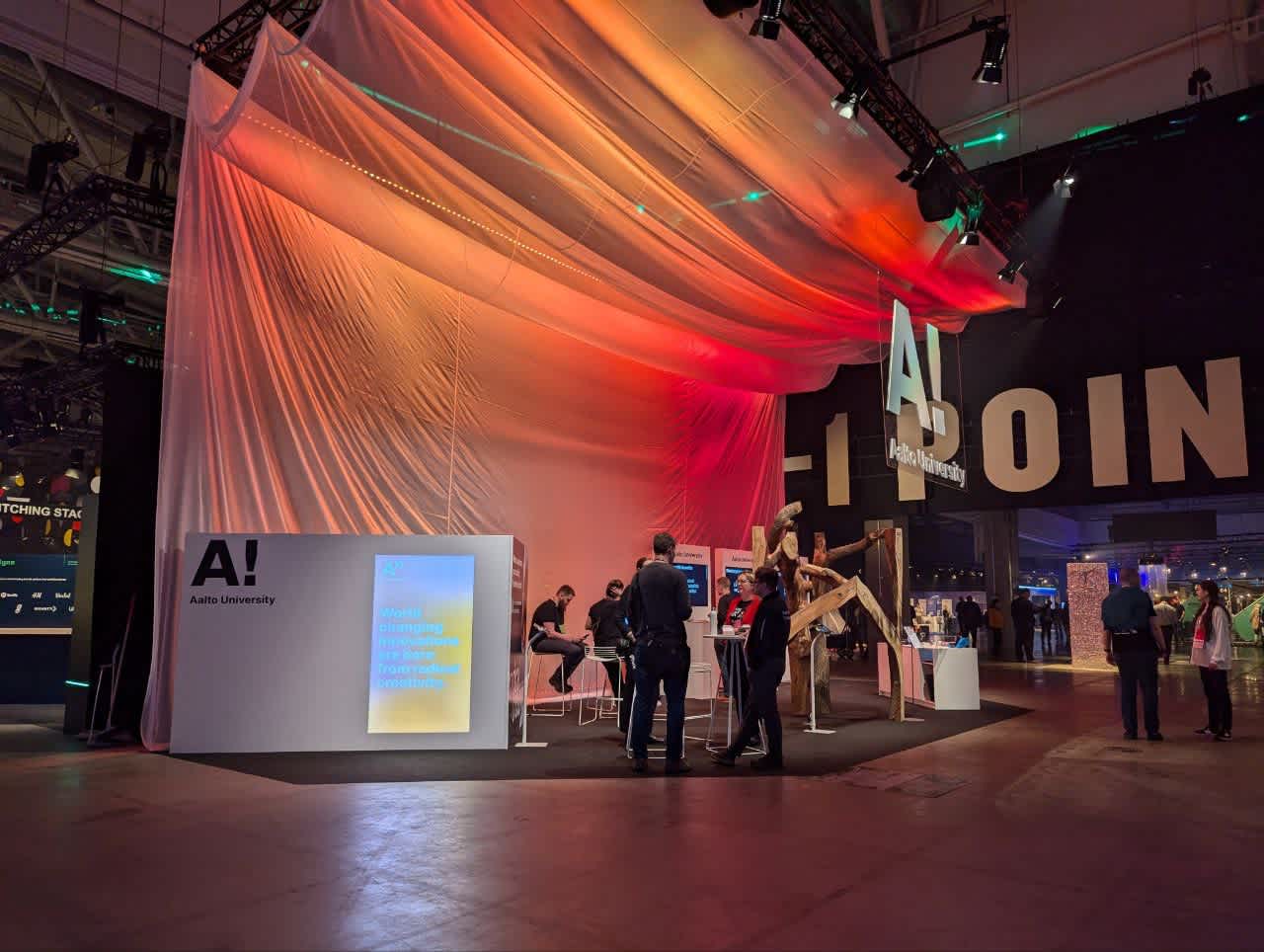 Aalto University booth at Slush 2024