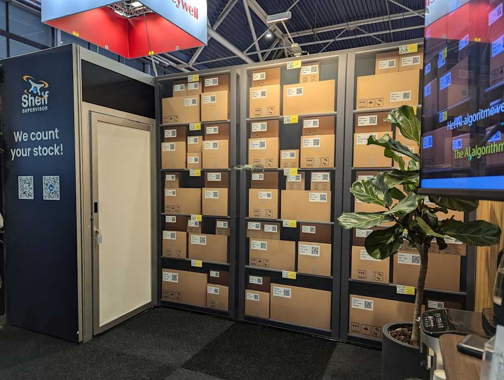 Shelf Supervisor booth at the venue