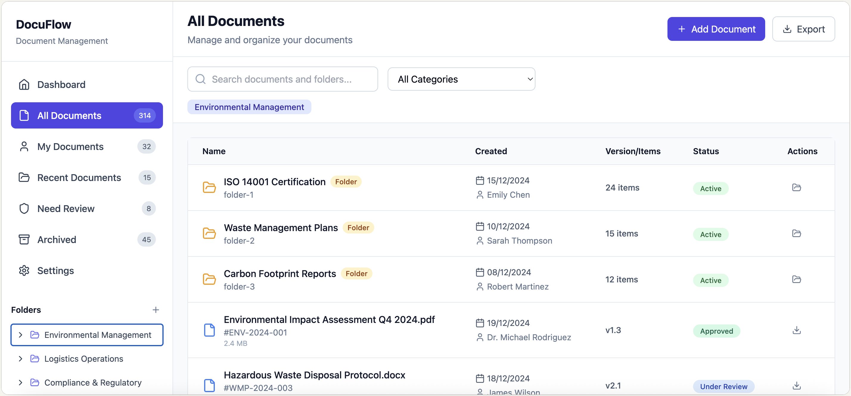 Document management platform 