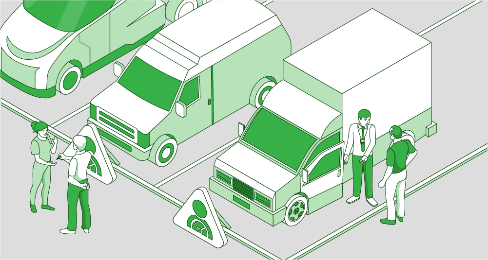 Trucks with vacancies for drivers