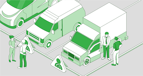 Trucks with vacancies for drivers