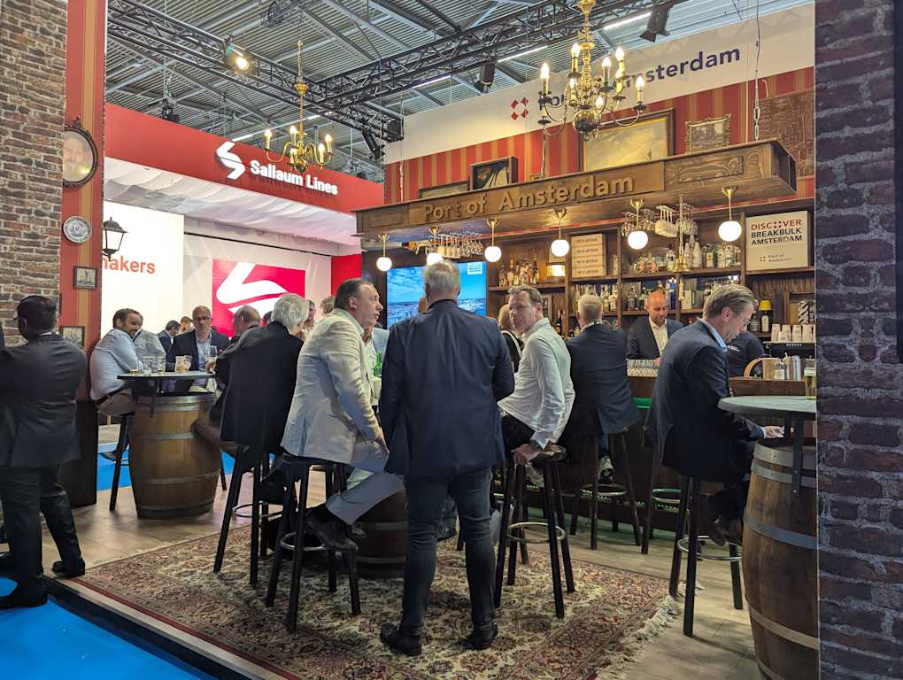 Port of Amsterdam's booth