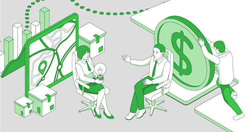 Startup meeting with investor