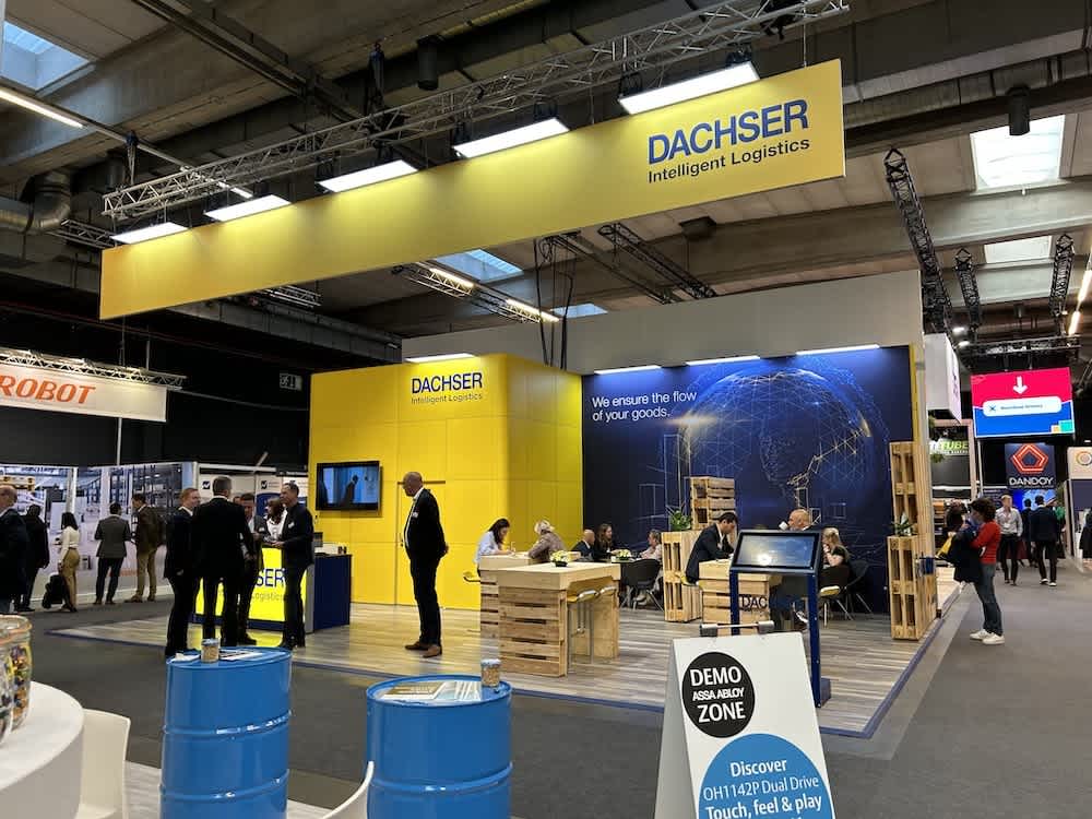 Dachser booth at the Transportation & Logistics Antwerp 2023