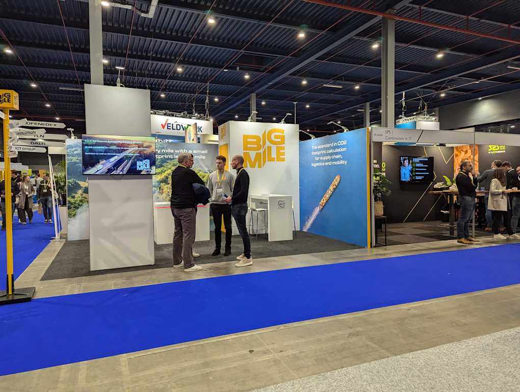 BigMile booth at the venue