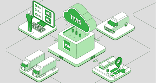 Logistics and transportation management via cloud TMS