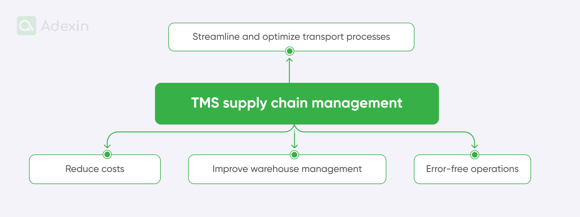 Areas of TMS supply chain management
