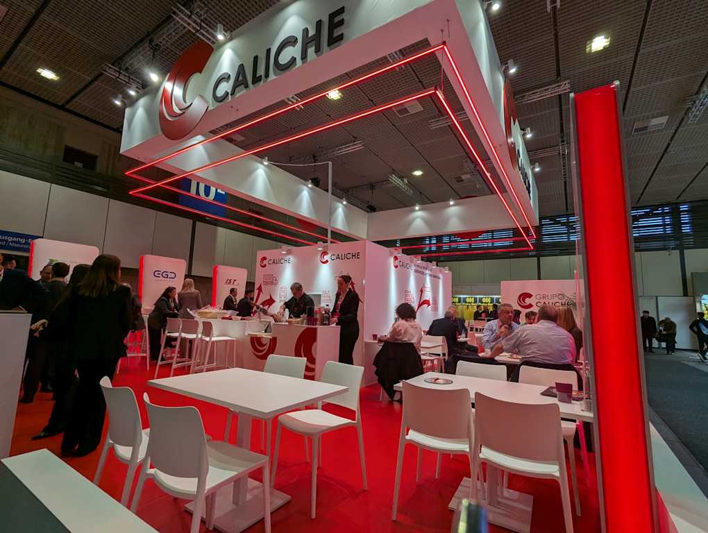 Grupo Caliche booth at Fruit Logistica 2025