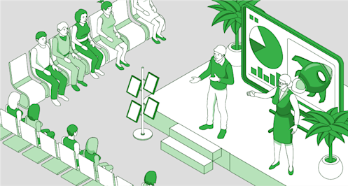 Speaking at a startup event