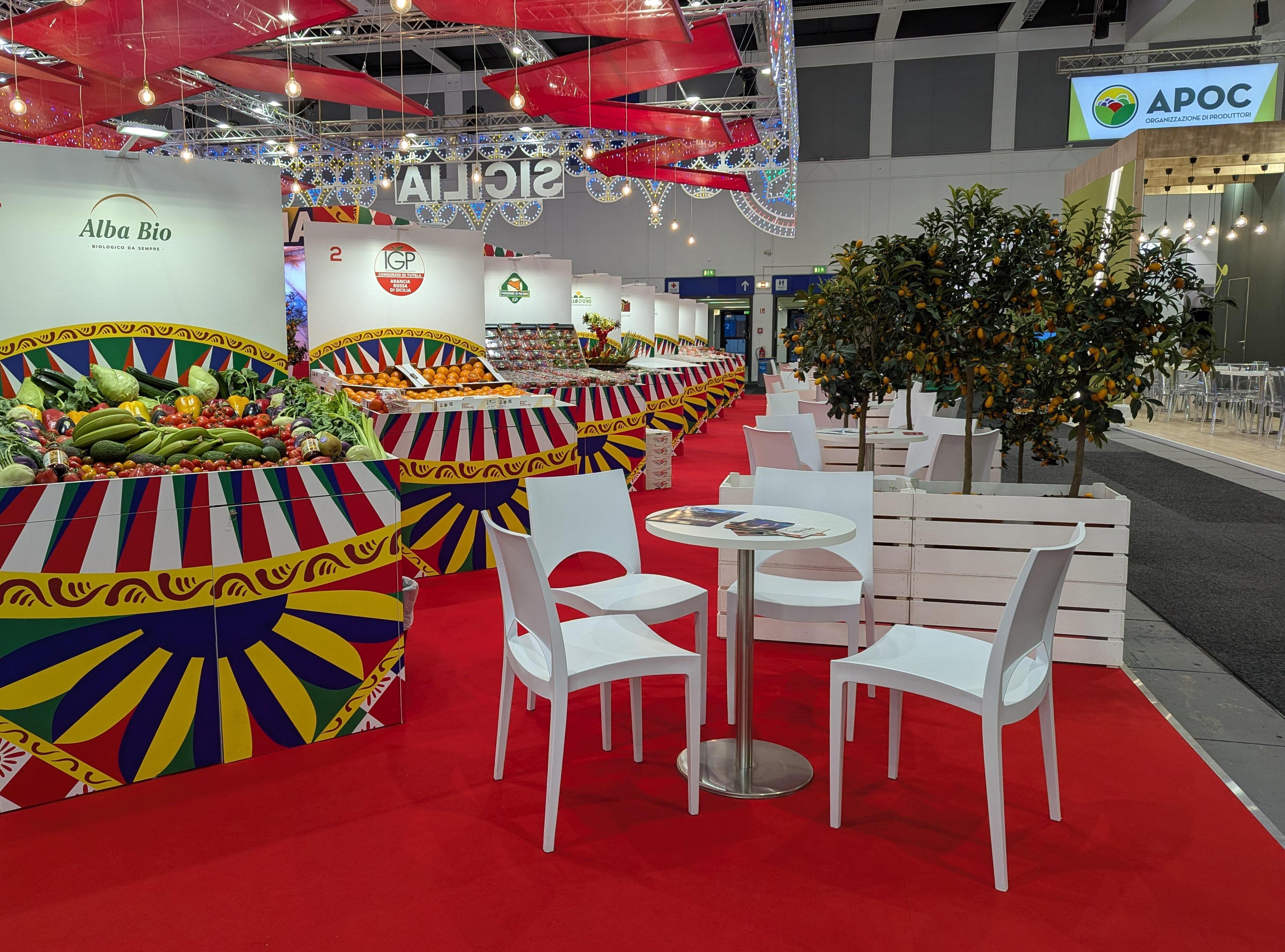 Sicilia's booths at Fruit Logistica 2025