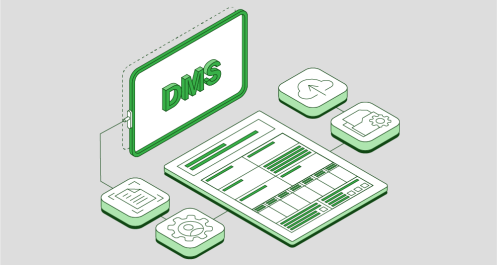 DMS system with digital documents for transportation