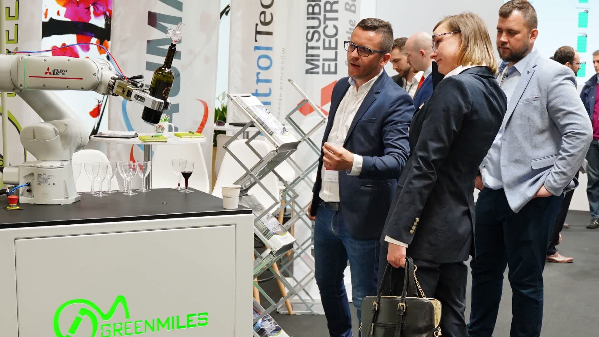 The central part of the hall at Warsaw Industry Automatica