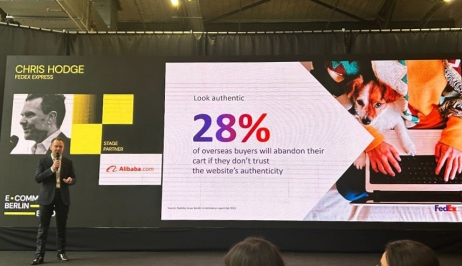 Chris Hodge presentation at E-Commerce Berlin 2024: about the importance of website authenticity