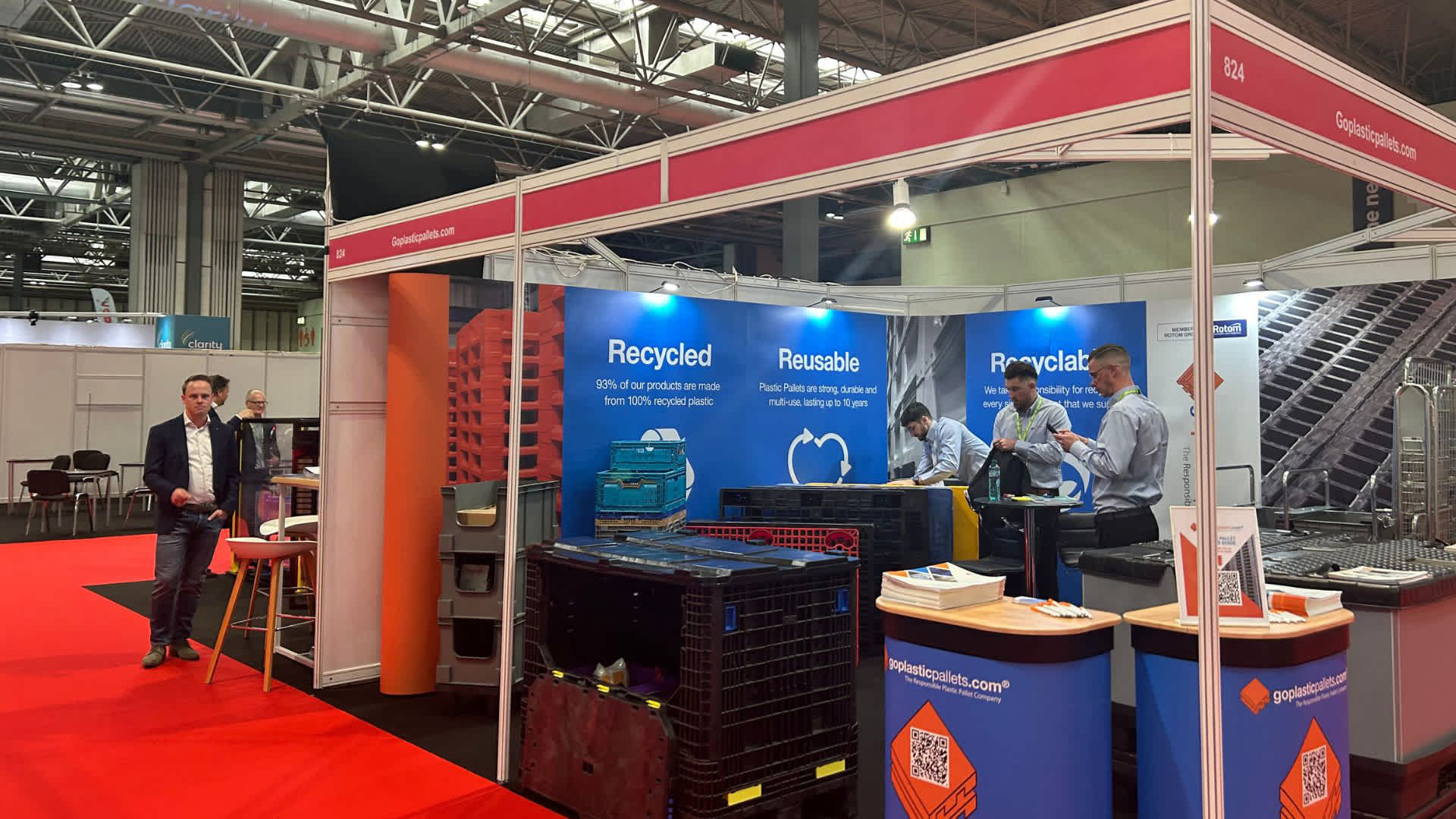 Goplasticpallets company at the event