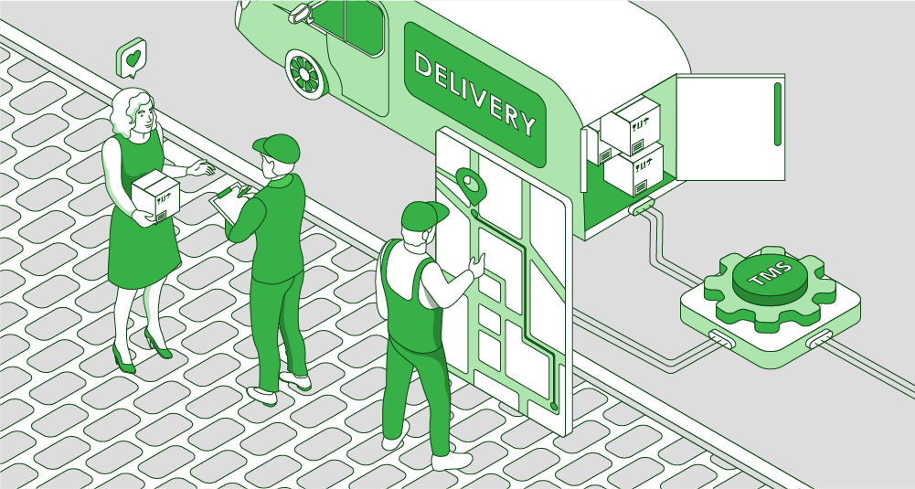 Delivery management via TMS