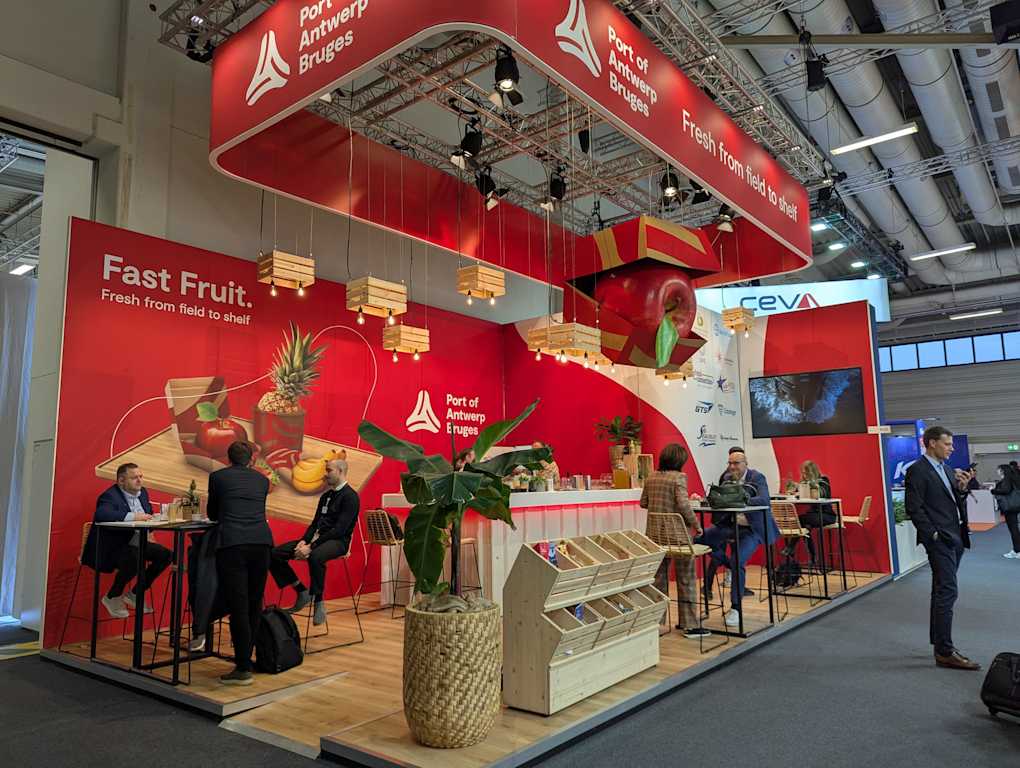Port of Antwerp-Bruges booth at Fruit Logistica 2025