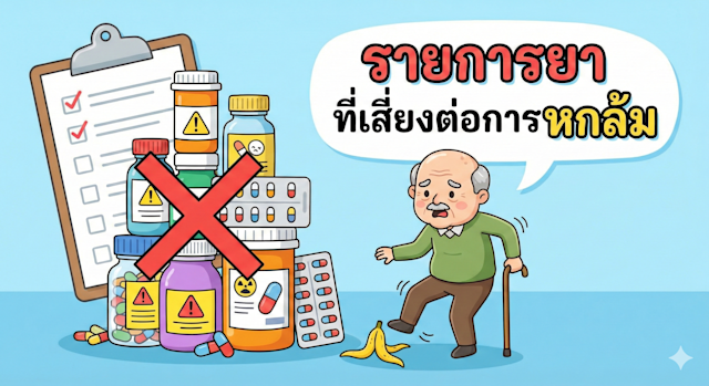 รายการยาที่เสี่ยงต่อการหกล้ม