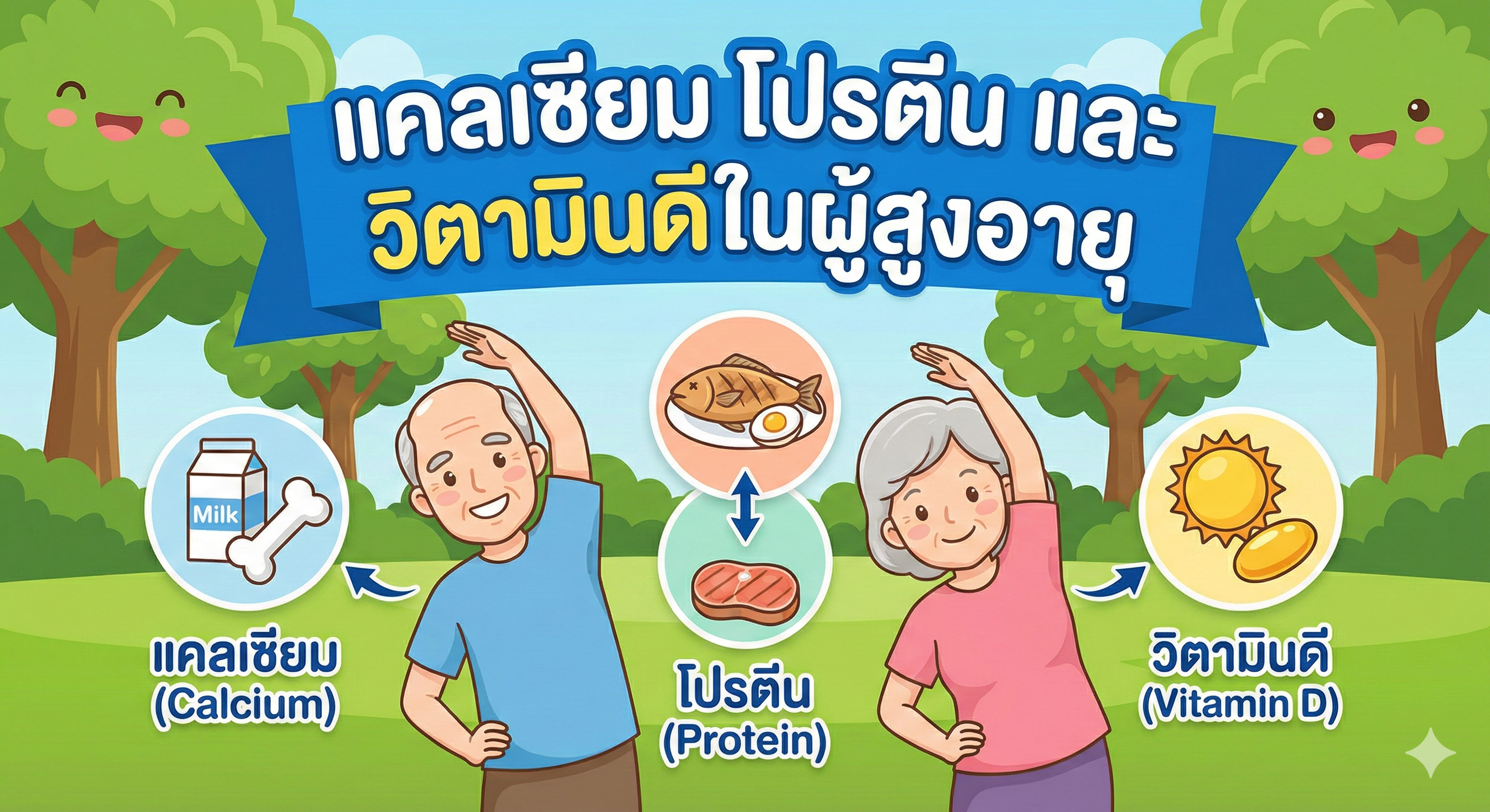 Calcium, Protein, and Vitamin D in the Elderly