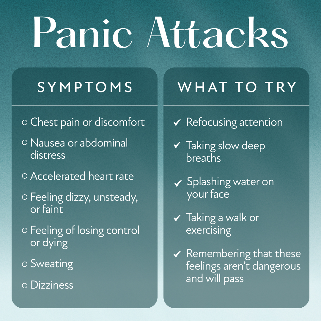 Panic attacks symptoms during menopause