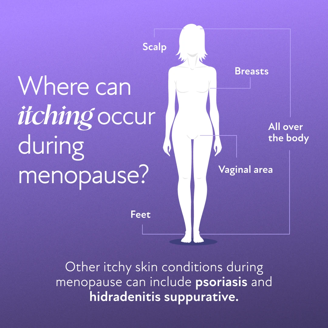 itching areas during menopause