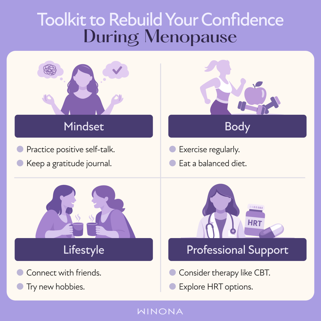Toolkit to Rebuild Your Confidence During Menopause