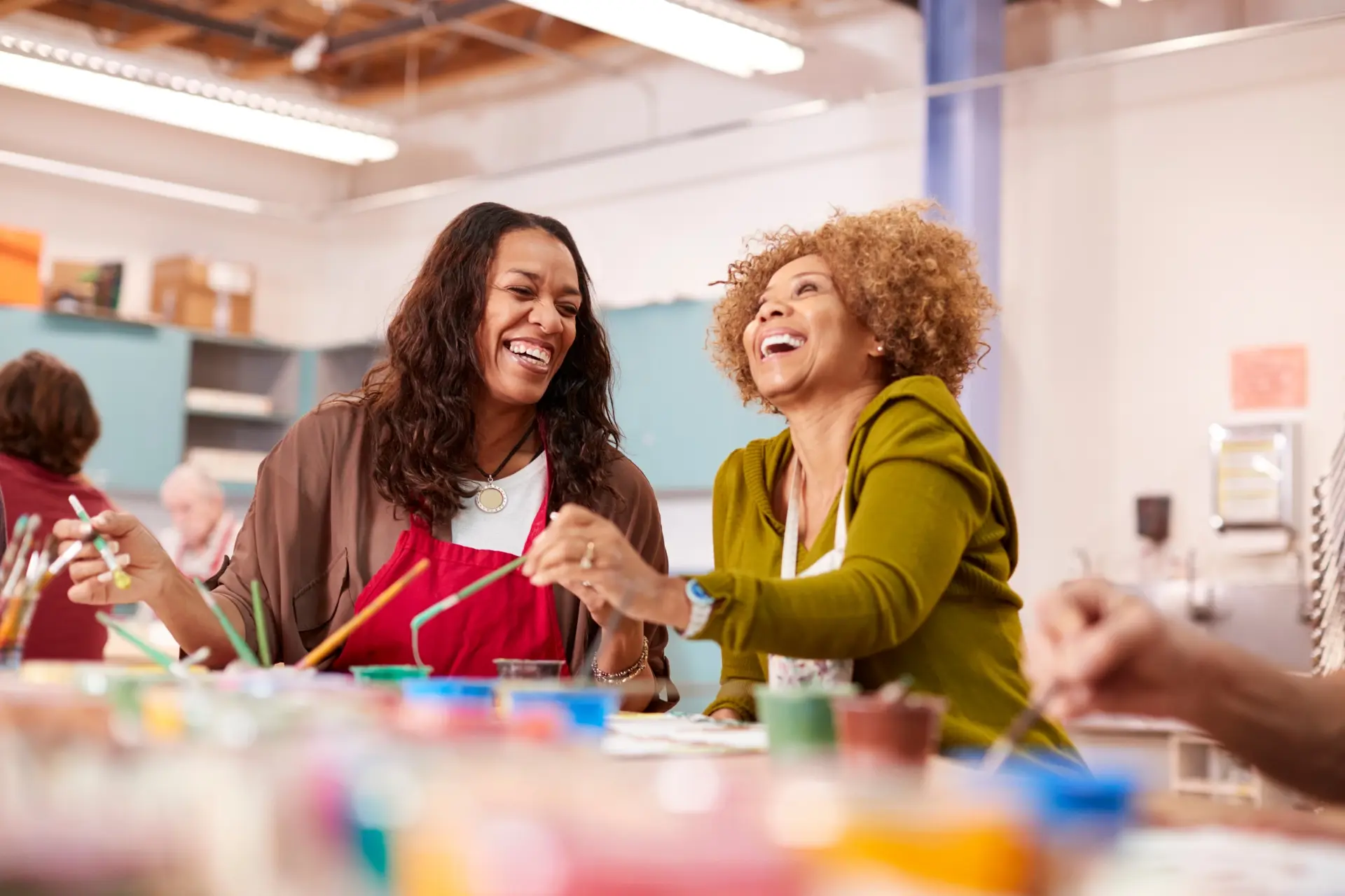 Two Women Laughing