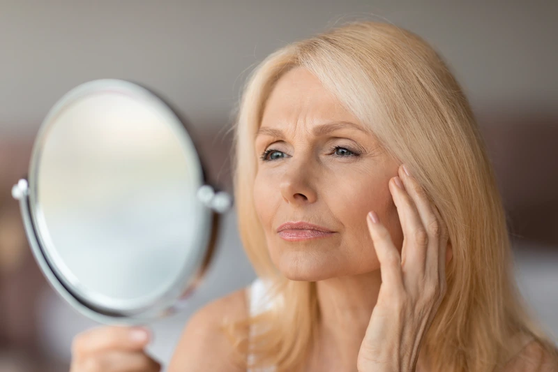 common menopause skin changes