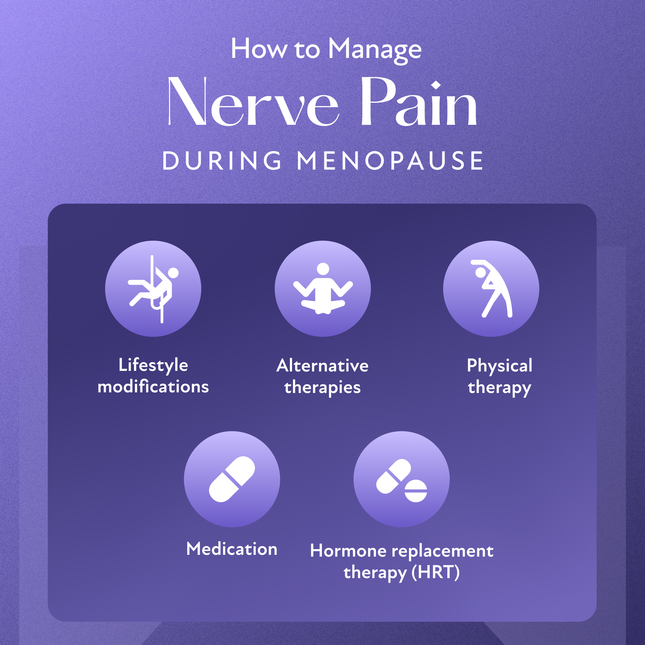 Nerve pain during menopause