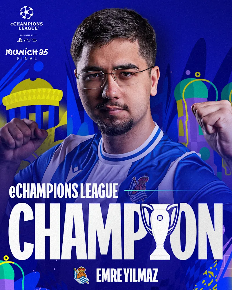 Emre Yilmaz Champion graphic