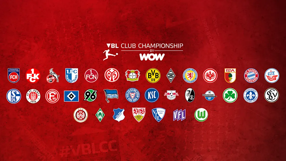 Virtual Bundesliga clubs