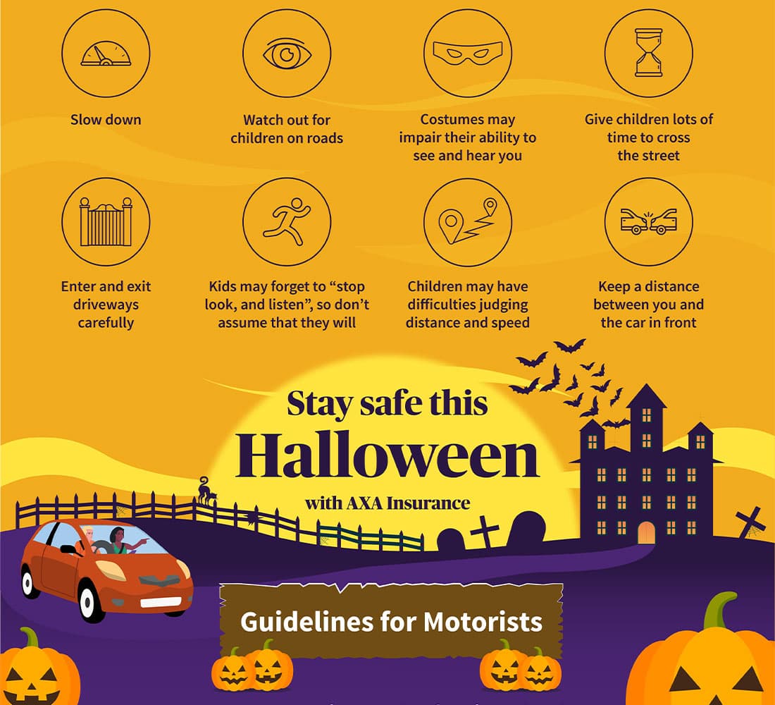 Halloween Safety Tips for driving at Halloween