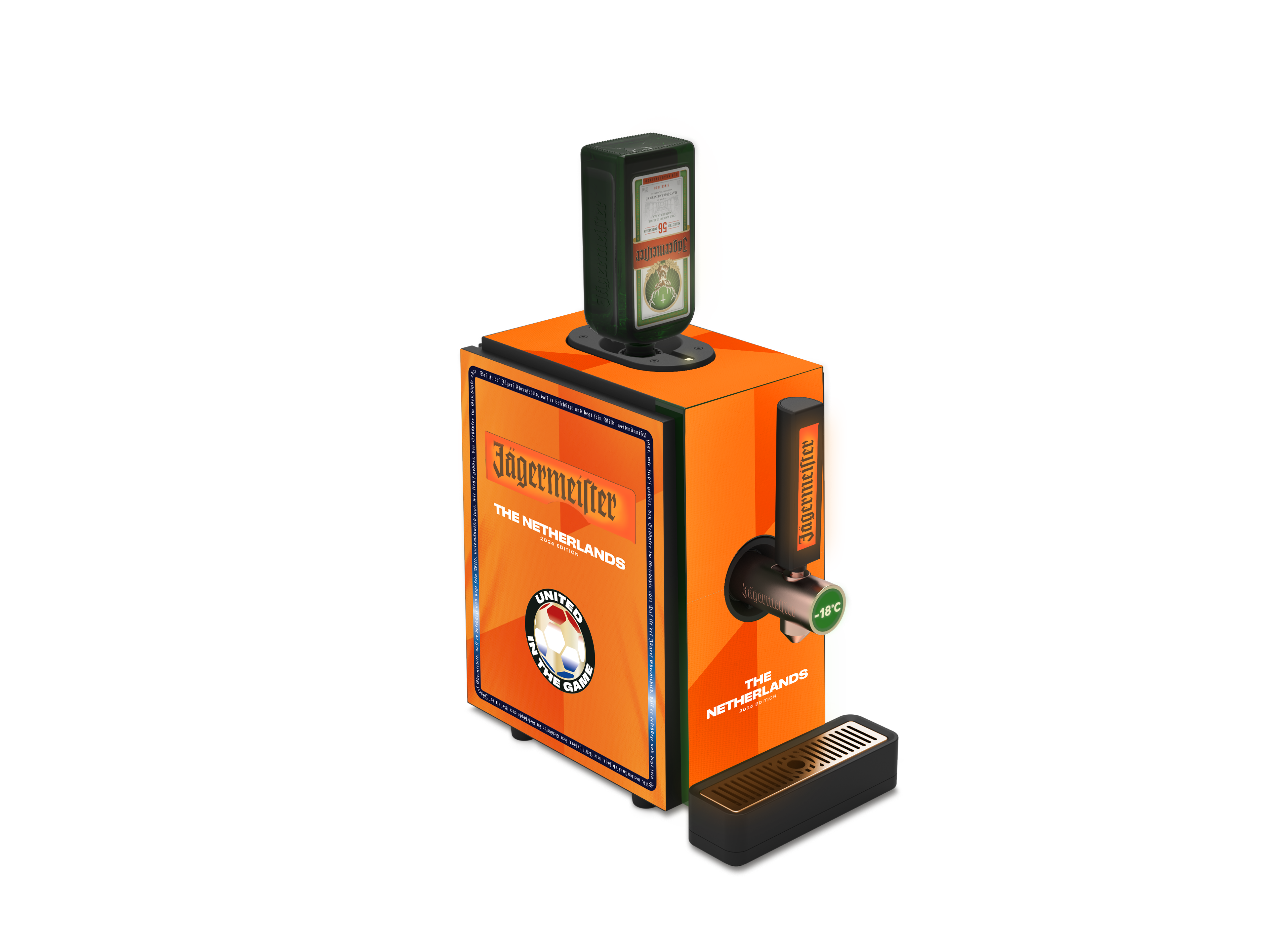 Jägermeister 1-Bottle Tap Machine The Netherlands World Cup Edition