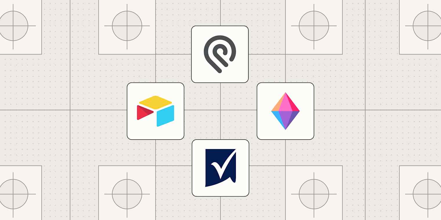Hero image with logos of the best database-powered app builders