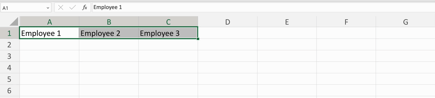 Demo of how to use the fill handle in Excel to create an ordered list.