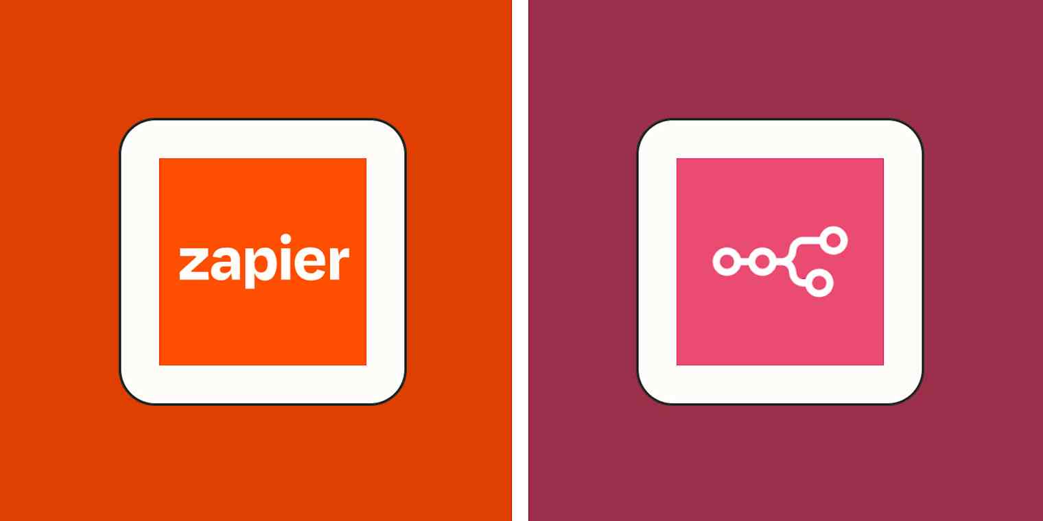 Hero image with the n8n and Zapier logos