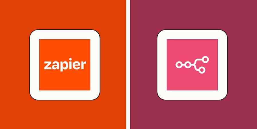 Hero image with the n8n and Zapier logos