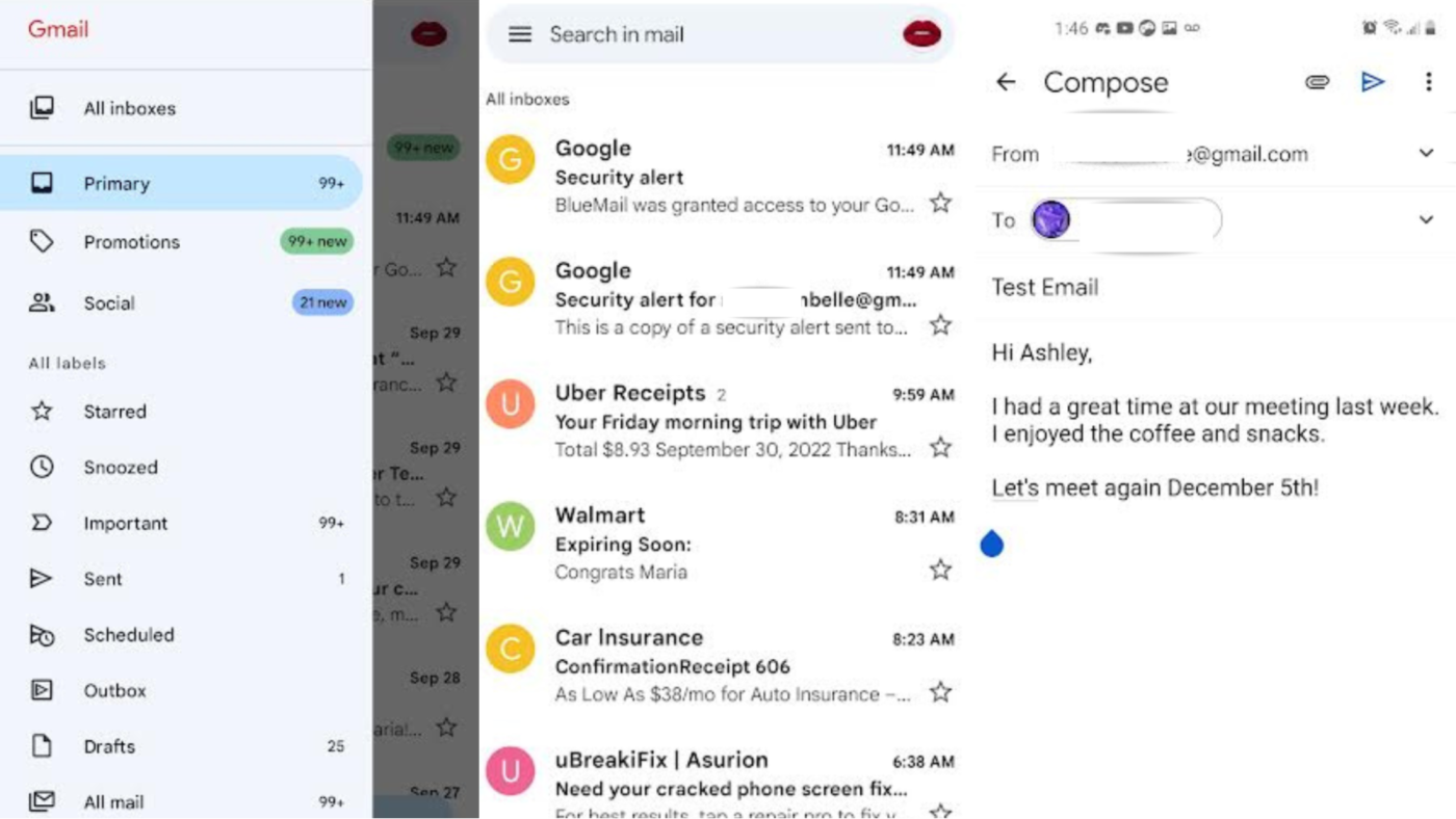 Gmail, our pick for the best Android email app overall