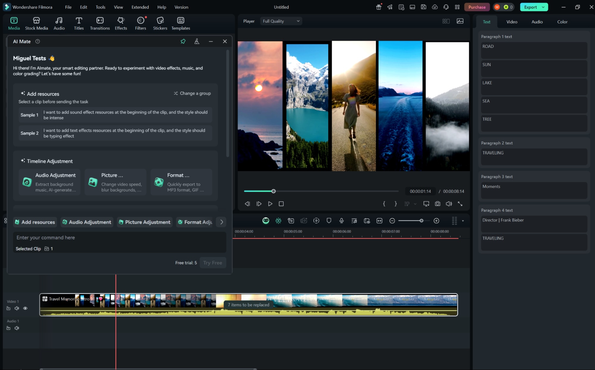 Wondershare Filmora, unsere Wahl für den besten KI-Videoeditor, um deine Videos mit KI-Tools auf Vordermann zu bringen.