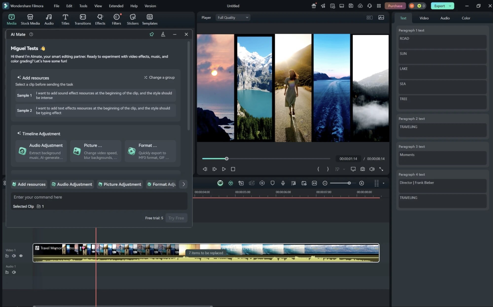 Wondershare Filmora, our pick for the best AI video editor for polishing your video with AI tools