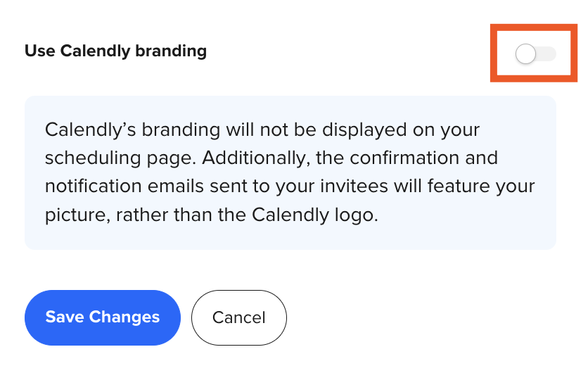 How to remove the Calendly branding from your scheduling page.