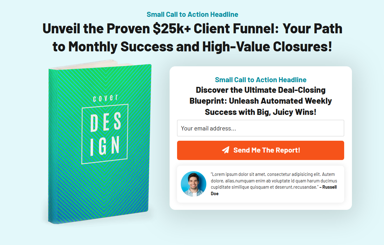 A ClickFunnels landing page