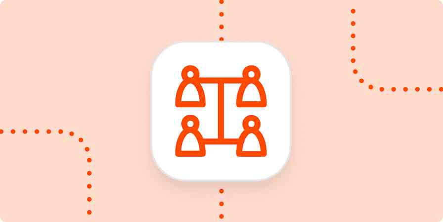 Hero image with an icon of four people connected by lines