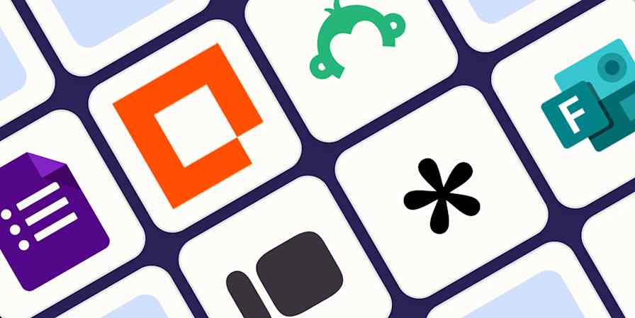 Hero image with the logos of the best Jotform alternatives