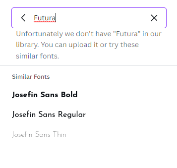 Adding a font to Canva