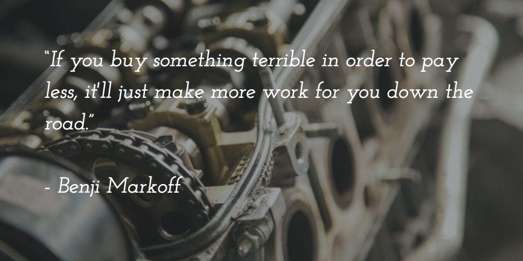 Benji Markoff quote