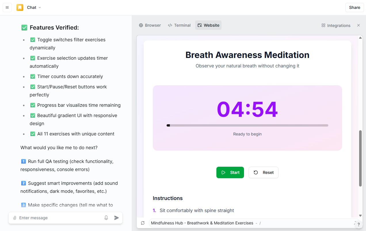Testing a Lindy-created app