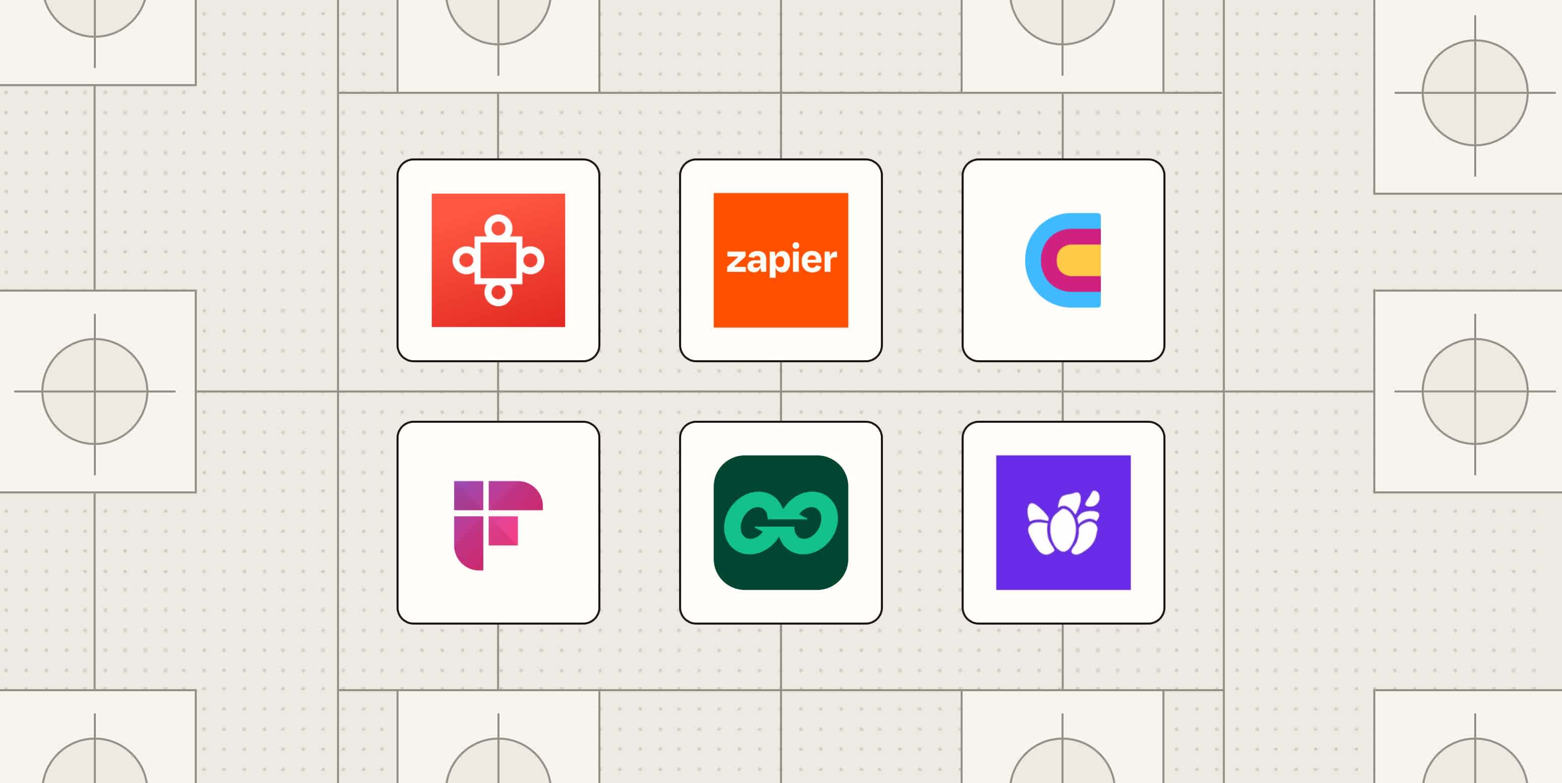 Hero image with the logos of the best AI sales assistants