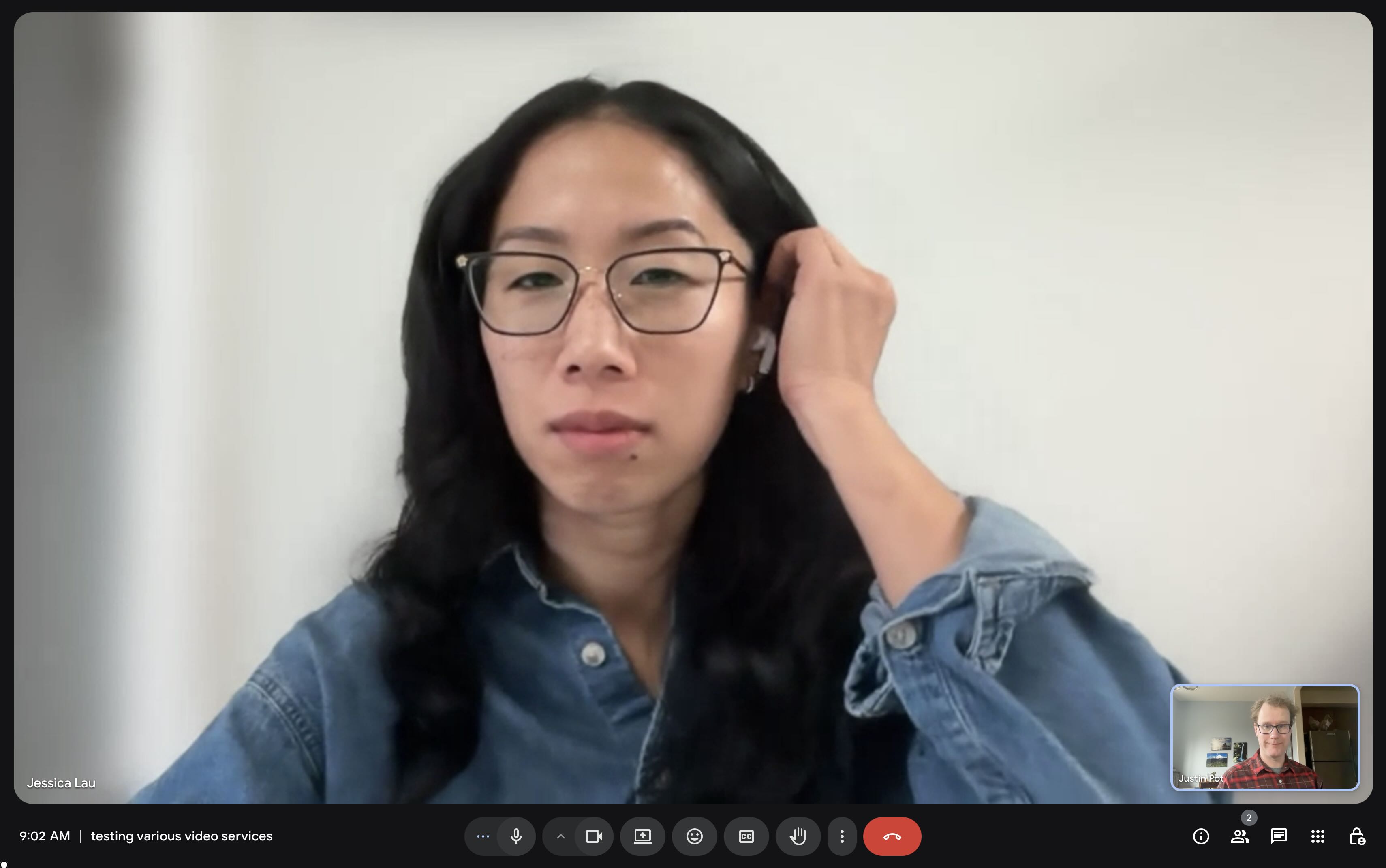 Google Meet, our pick for the best video conferencing app for Google Workspace users