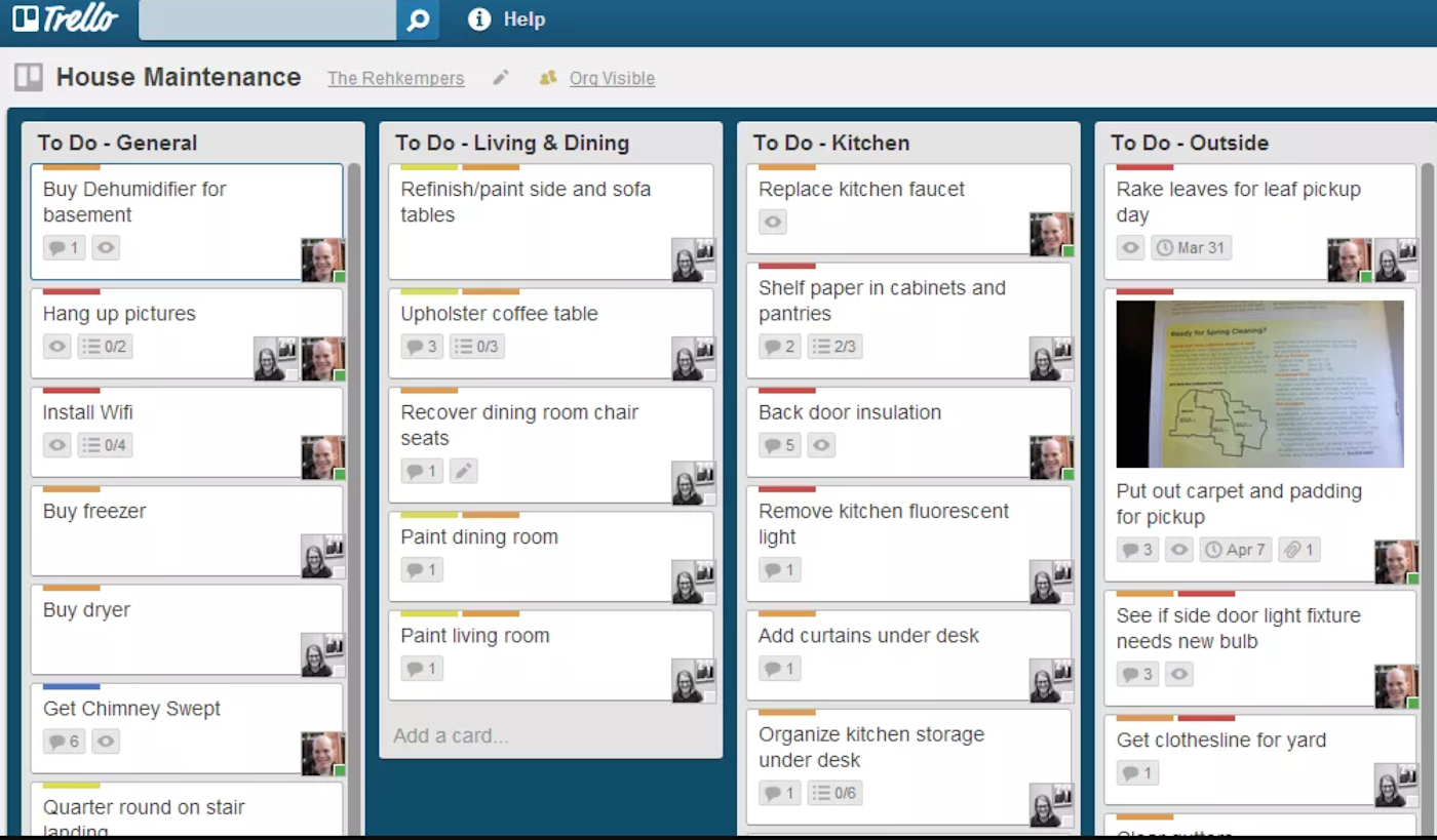 17 Free Trello Boards to Organize Everything • A Subtle Revelry