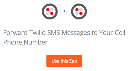 Forward Twilio SMS Messages to Your Cell Phone Number